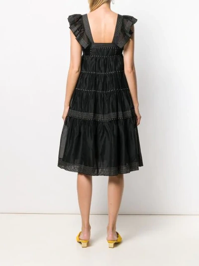 Shop Ulla Johnson Rosalie Dress In Noir