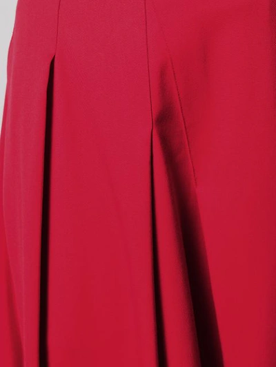 Shop A.f.vandevorst Flared Midi Skirt In Red