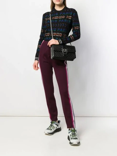 Shop Isabel Marant Étoile Slim Fit Track Pants In Purple