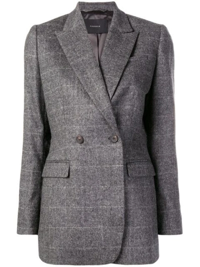 Shop Frenken Classic Formal Blazer In Grey