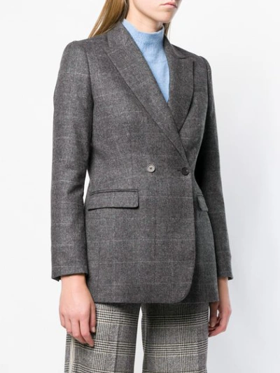 Shop Frenken Classic Formal Blazer In Grey
