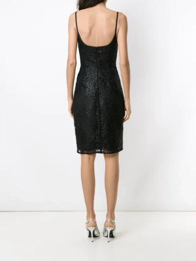 Shop Tufi Duek Lace Dress In Black