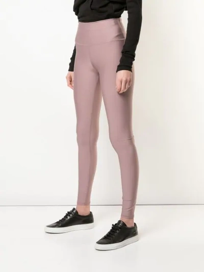 Shop Alo Yoga Plain Sports Leggings In Pink