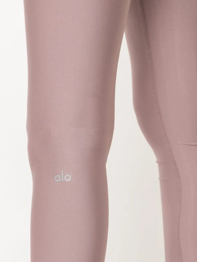 Shop Alo Yoga Plain Sports Leggings In Pink