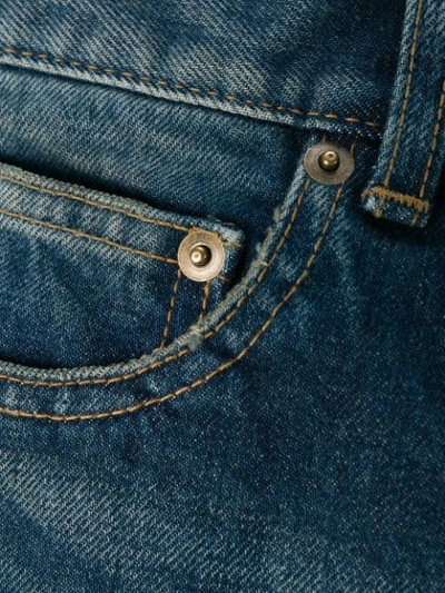 Shop Saint Laurent High-waist Jeans In Blue