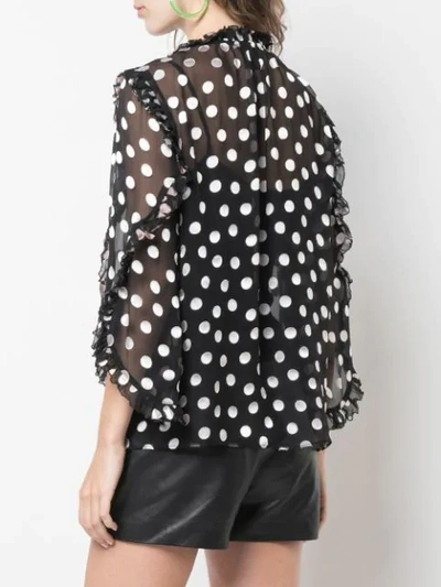 Shop Alice And Olivia Julius Tunic Top In Black