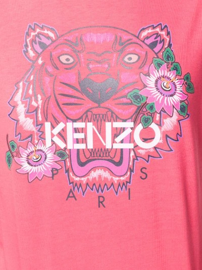 Shop Kenzo Tiger T-shirt In Pink