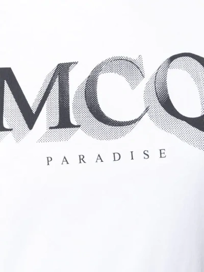 Shop Mcq By Alexander Mcqueen Logo Print T In White