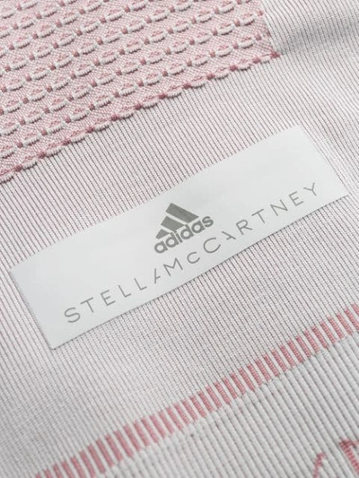 Shop Adidas By Stella Mccartney Primeknit Sports Bra In Grey