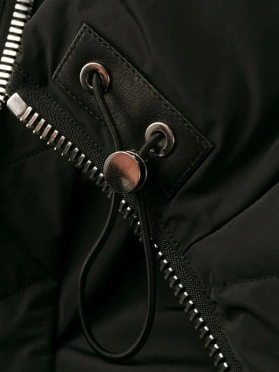 Nicole Benisti Oversized A-line Down-jacket In Black
