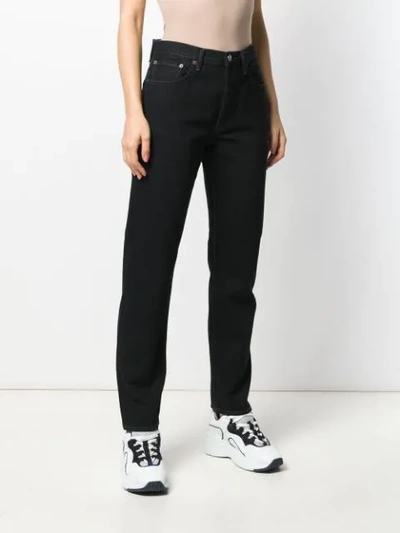 ACNE STUDIOS 1997 BLACK OVERDYE JEANS - 黑色