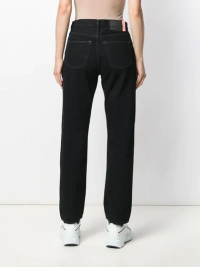 Shop Acne Studios 1997 Black Overdye Jeans