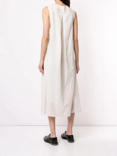Shop Y's Flared Midi Dress In White
