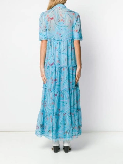 Shop Zadig & Voltaire Psyche Maxi Dress In Blue