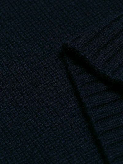 Shop Chloé Puff-sleeve Sweater In Blue