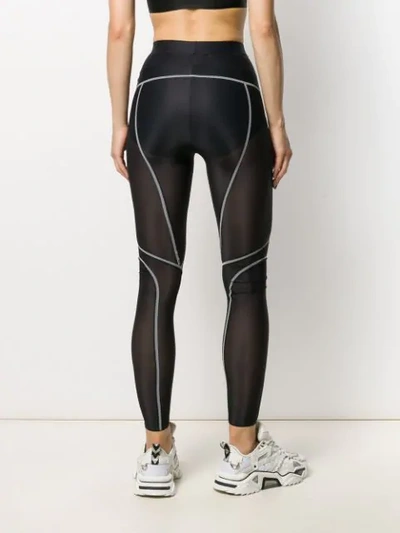 Shop Alix Sheer Performance Leggings In Black