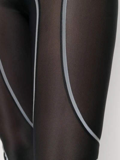 Shop Alix Sheer Performance Leggings In Black