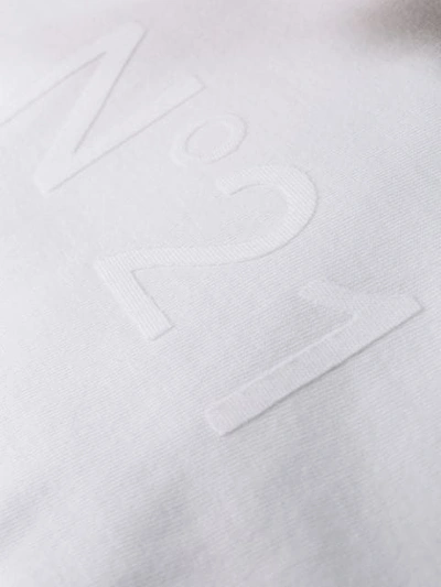 Shop N°21 Smudge Print T-shirt In White