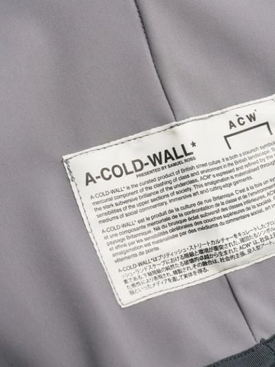 A-COLD-WALL* CROPPED MOCK NECK TOP - 灰色