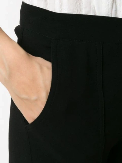 Shop Andrea Bogosian Plutton Cropped Trousers In Black