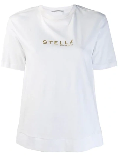 STELLA MCCARTNEY LOGO印花T恤 - 白色