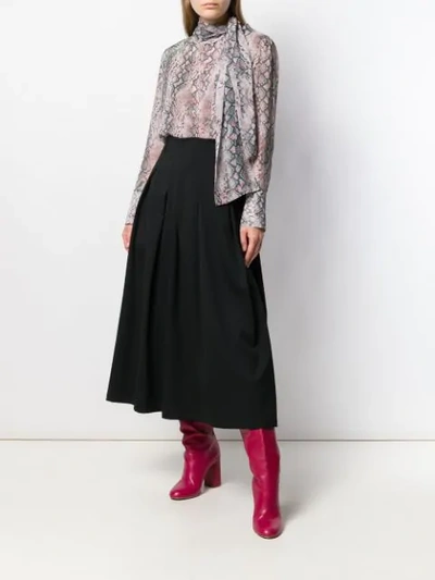 Shop A.f.vandevorst A-line Midi Skirt In Black