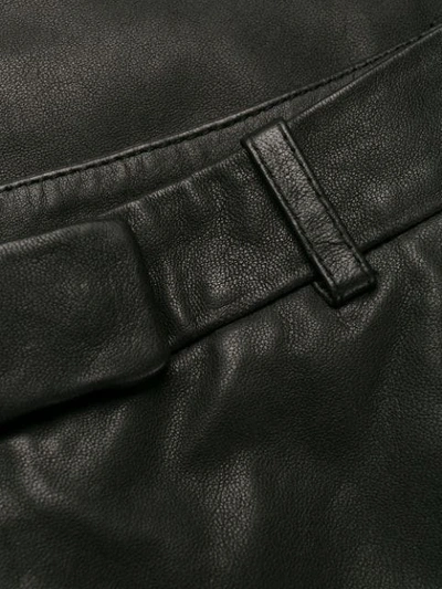 Shop Frenken Tapered Trousers In Black