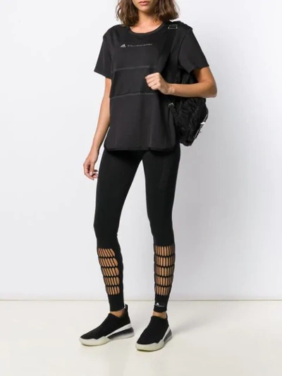 Shop Adidas By Stella Mccartney Run Loose T-shirt In Black