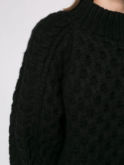 PARTOW 粗针织毛衣 - 黑色