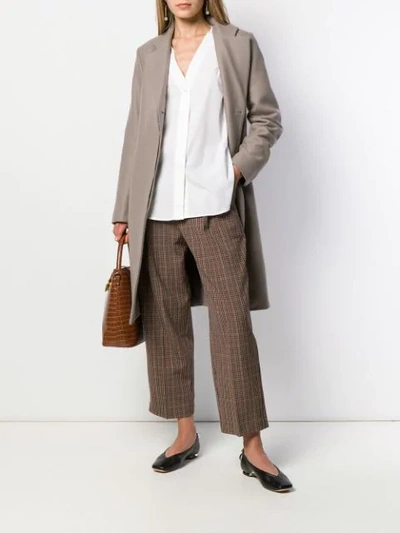 Filippa K Eden Belted Coat In Neutrals ModeSens