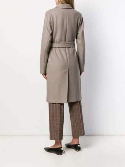 Filippa K Eden Belted Coat In Neutrals | ModeSens