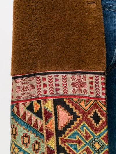 Shop Etro Navajo Print Coat In Brown