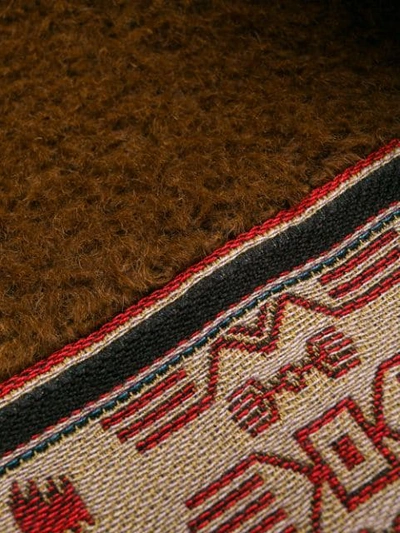 Shop Etro Navajo Print Coat In Brown