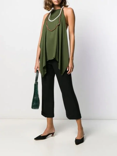 DRAPED BLOUSE