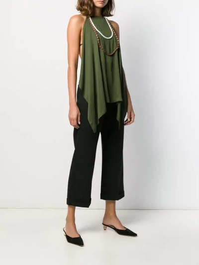 DRAPED BLOUSE