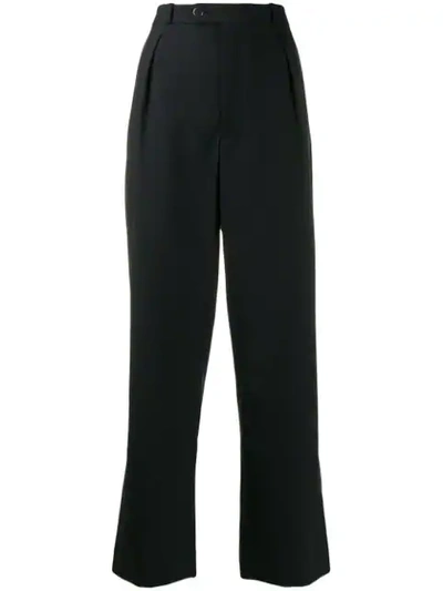 Shop Roseanna High-waisted Reversible Trousers In Blue