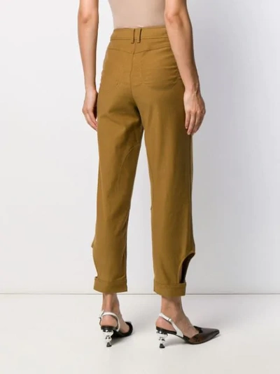 Shop Rejina Pyo Leon Trousers In Brown