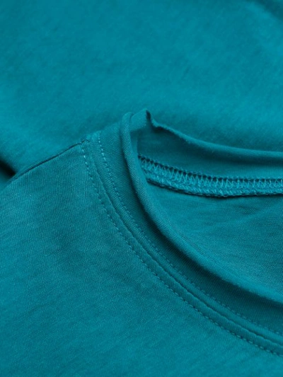 Shop Diesel Cut-out Detail T-shirt In Blue