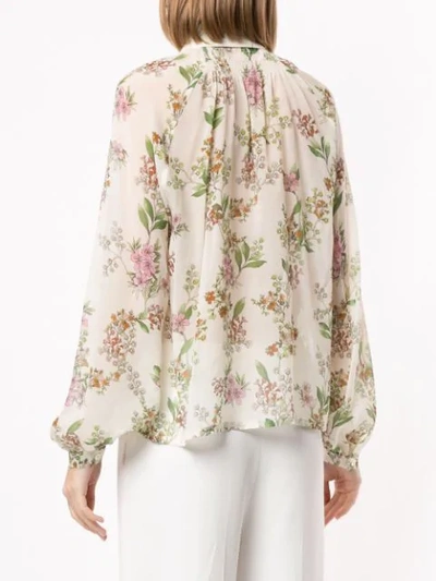 FLORAL EMBROIDERED BLOUSE