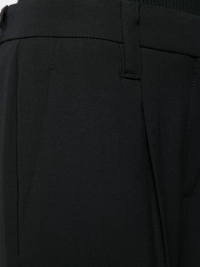 Shop Brunello Cucinelli Straight-leg Tailored Trousers In Black