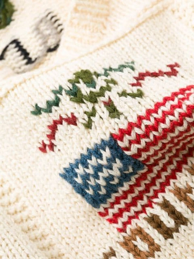 Shop Polo Ralph Lauren Short-sleeved Knitted Top In Neutrals