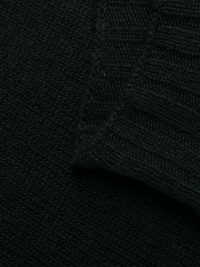 ARAGONA TURTLE NECK JUMPER - 黑色