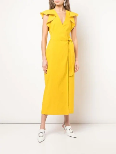 Shop A.l.c Walker Dress In Yellow