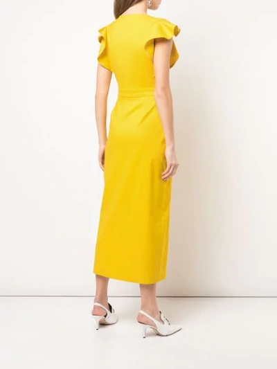 Shop A.l.c Walker Dress In Yellow