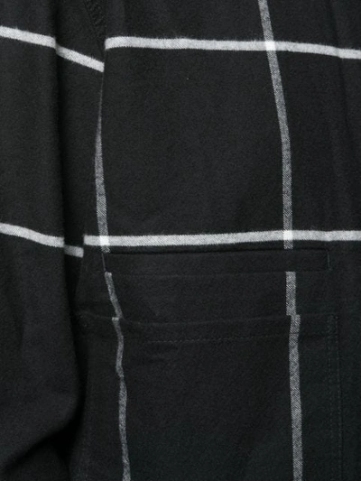 Shop Haider Ackermann Checked Military Shirt In Black