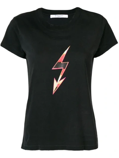 Shop Givenchy Lightning Bolt T In Black