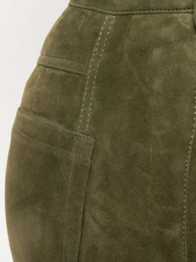 Shop Arma Skinny Trousers In Green