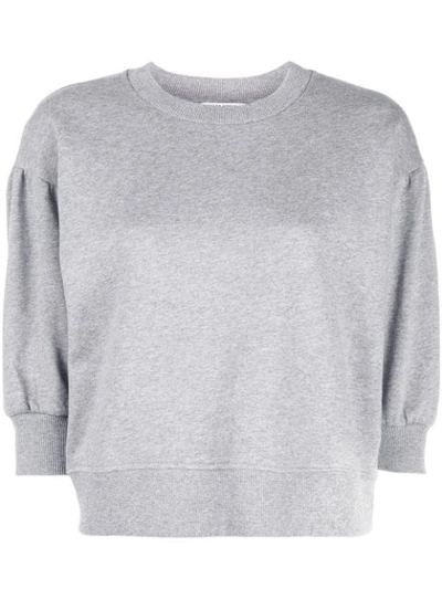 Shop Opening Ceremony 3/4 Sleeves Sweatshirt In Grey