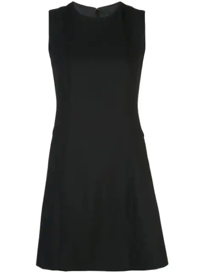 Shop Theory Fitted Mini Dress In Black