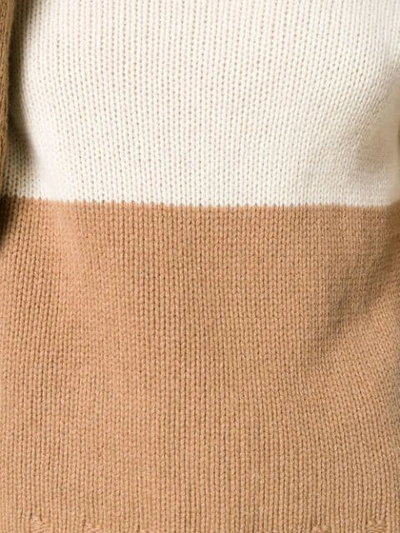 Shop Aragona Knitted Jumper In Neutrals